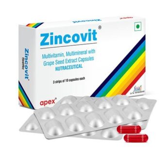 Zincovit Strip Of 15 Tablets (Green)