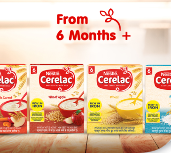 Nestle CERELAC Baby Cereal from 6 Months + with Four Flavors