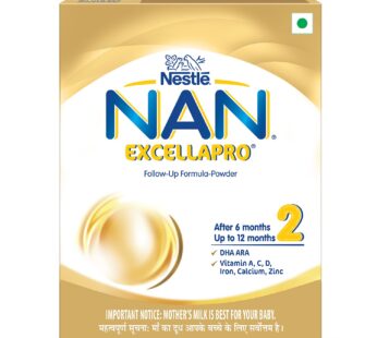 Nestle Nan Excellapro Follow-Up Formula, Stage 2, After 6 months, 400 gm Refill Pack