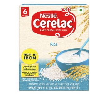 Nestle CERELAC Baby Cereal from 6 Months + with Four Flavors – Rice