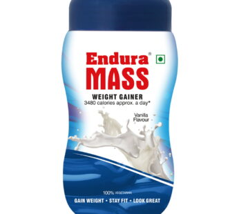 Endura Mass Vanilla Weight Gainer  – 500gm