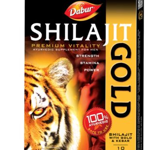 Dabur Capsules – Shilajit Gold for Strength, Stamina & Power, 10 Capsules