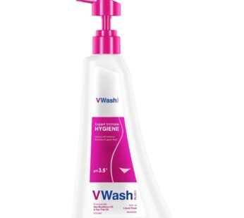 VWash Plus Expert Intimate Hygiene, With Tea Tree Oil, Liquid Wash Prevents Dryness, Itchiness And Irritation, Balances PH, Paraben Free – 350ml