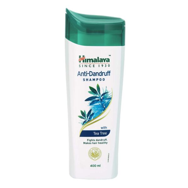 Himalaya Anti Dandruff Shampoo With Tea Tree Removes Dandruff & Soothes Sclap - Image 4