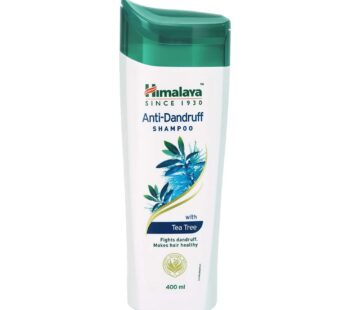 Himalaya Anti Dandruff Shampoo With Tea Tree Removes Dandruff & Soothes Sclap – 400ml