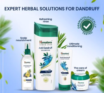 Himalaya Anti Dandruff Shampoo With Tea Tree Removes Dandruff & Soothes Sclap