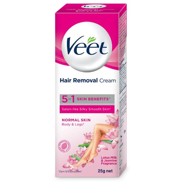 Veet Silk & Fresh Hair Removal Cream, Normal Skin - 25gm