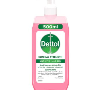 Dettol Clinical Strength Hand Sanitizer Liquid, 500ml